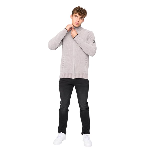 Bewley & Ritch Mens Gladstone Knitted Funnel Neck Sweatshirt
