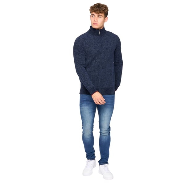 Bewley & Ritch Mens Gladstone Knitted Funnel Neck Sweatshirt