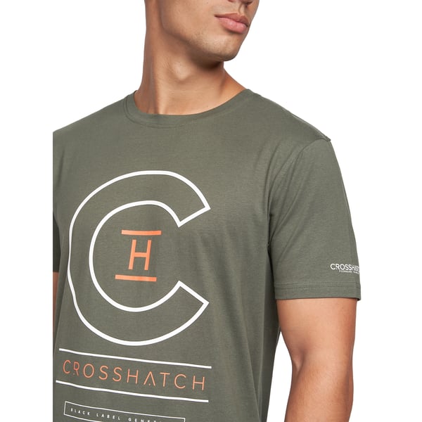 Crosshatch Mens Univarsity T-Shirt (Pack Of 2)