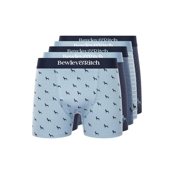 Bewley & Ritch Mens Mirador Boxer Shorts (Pack of 5)
