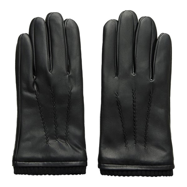 French Connection Mens Classic Leather Gloves
