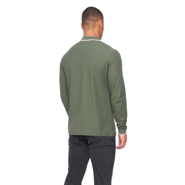Duck and Cover Mens Roxberry Long-Sleeved Polo Shirt