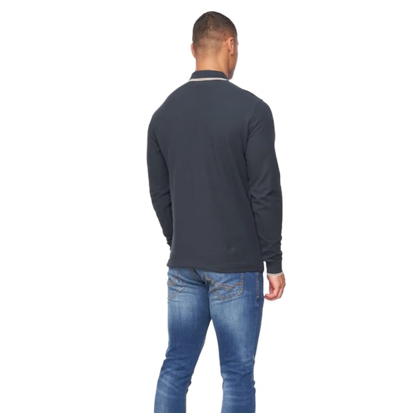 Duck and Cover Mens Roxberry Long-Sleeved Polo Shirt
