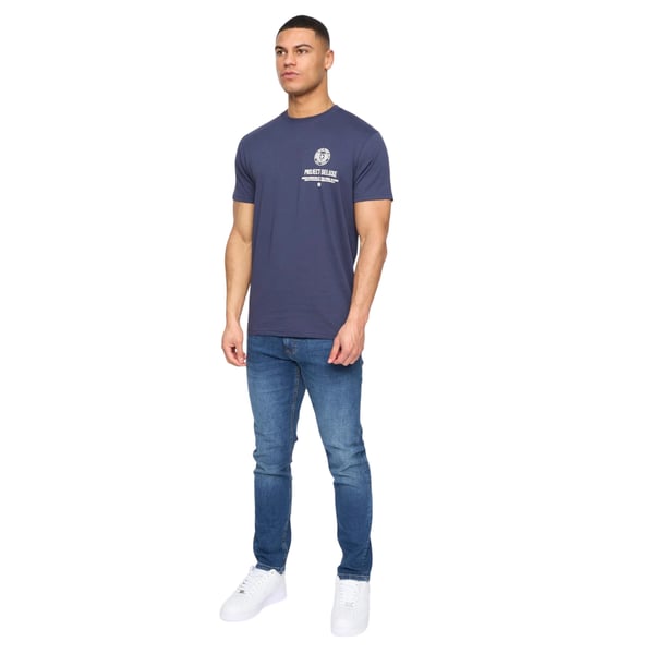Henleys Miesten Henstamp Puuvilla T-paita