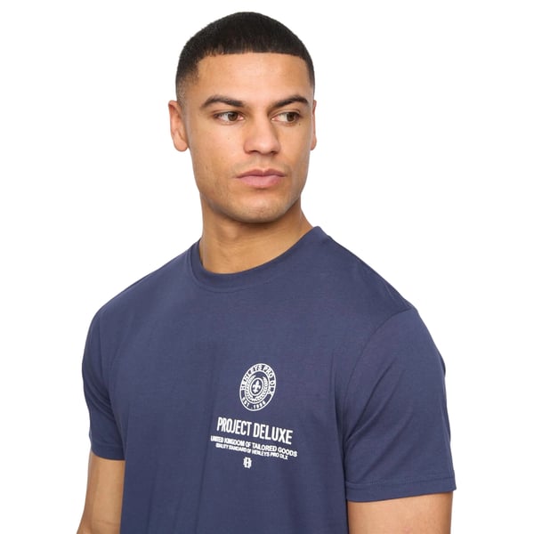 Henleys Miesten Henstamp Puuvilla T-paita