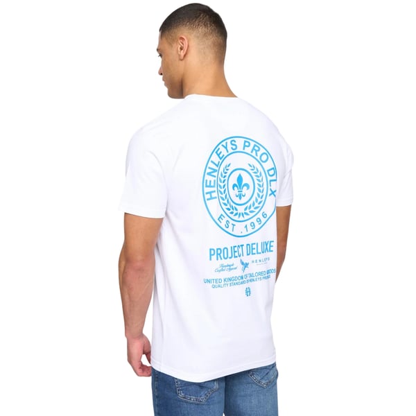 Henleys Miesten Henstamp Puuvilla T-paita