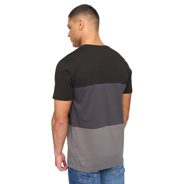 Henleys Mens Henpanel Colour Block Cotton T-Shirt