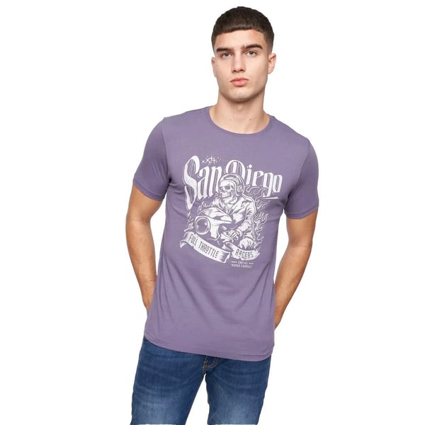 Crosshatch Mens Jerome Assorted Designs T-Shirt (Pack of 5)