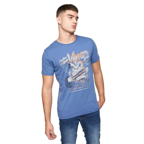 Crosshatch Mens Jerome Assorted Designs T-Shirt (Pack of 5)