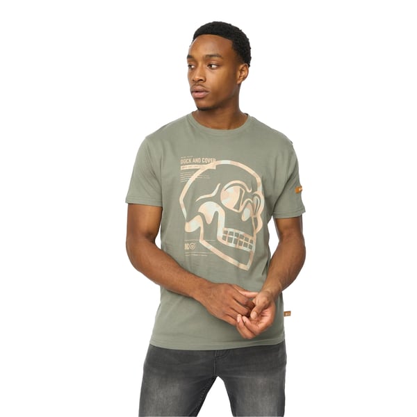 Duck and Cover Mens Skullmatic T-Shirt