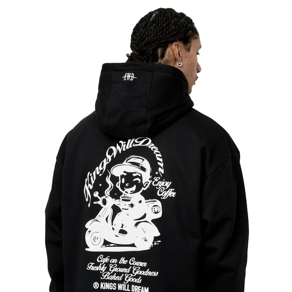 Kings Will Dream Mens Studio Cafe Boy Back Print Hoodie