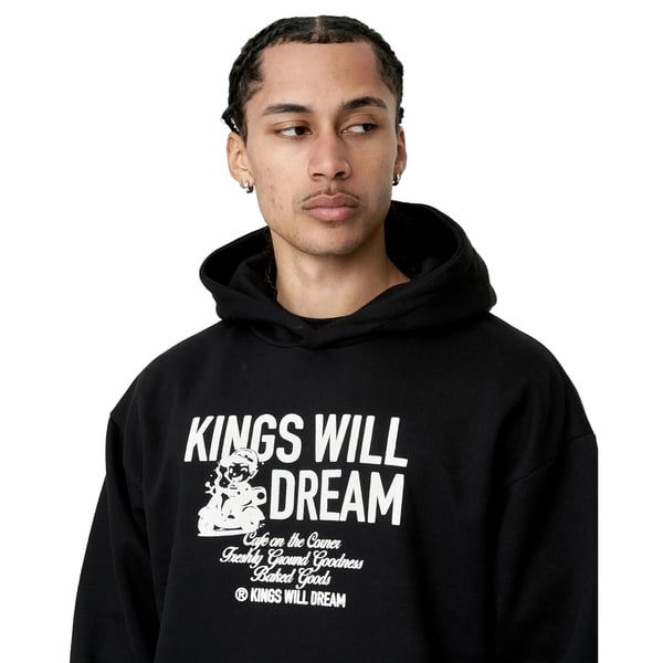 Kings Will Dream Mens Studio Cafe Boy Back Print Hoodie