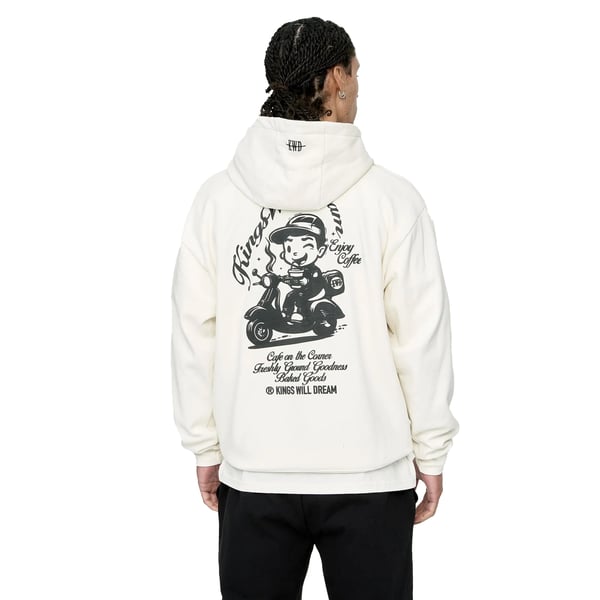 Kings Will Dream Mens Studio Cafe Boy Back Print Hoodie