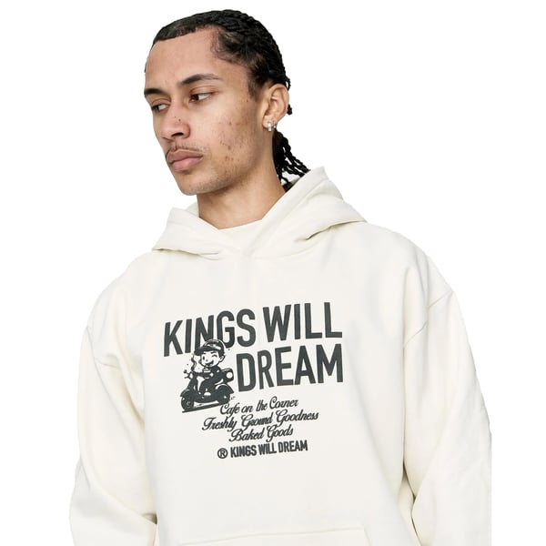 Kings Will Dream Mens Studio Cafe Boy Back Print Hoodie