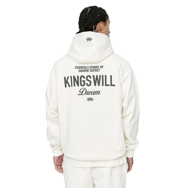 Kings Will Dream Mens Studio Garment District Back Print Hoodie