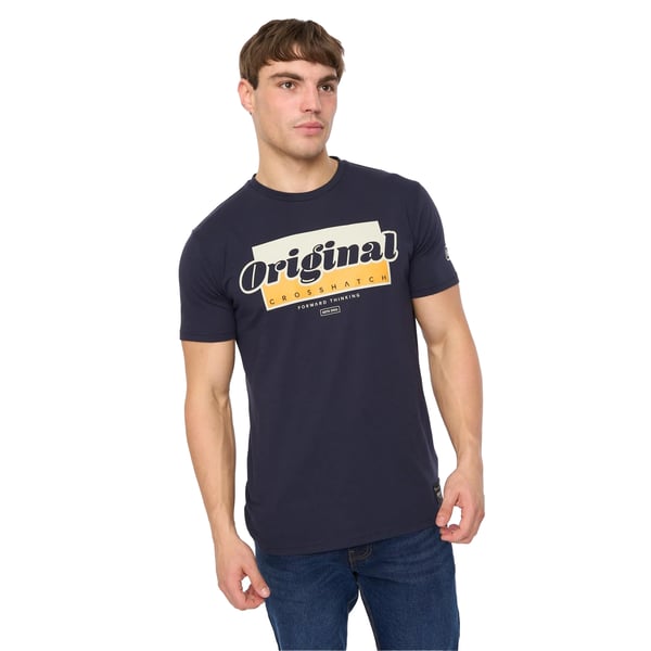 Crosshatch Mens Chevin T-Shirt