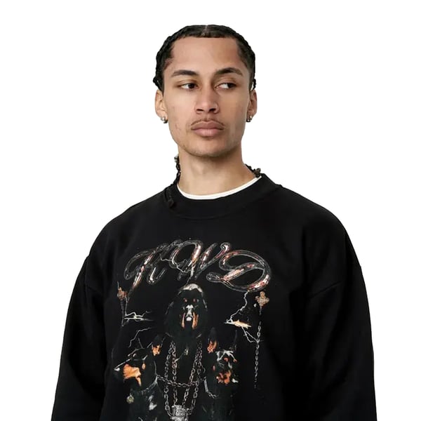 Kings Will Dream Mens Studio Dogs Of Sin Crew Neck Sweatshirt