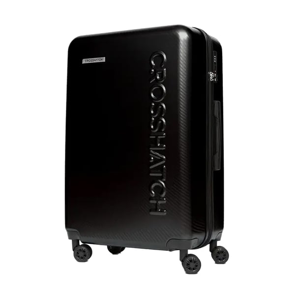 Crosshatch Escapade Embossed 4 Wheeled Suitcase (Pack of 3)