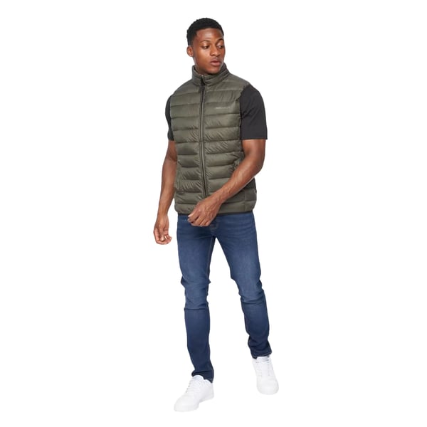 Crosshatch Mens Gattering Quilted Gilet
