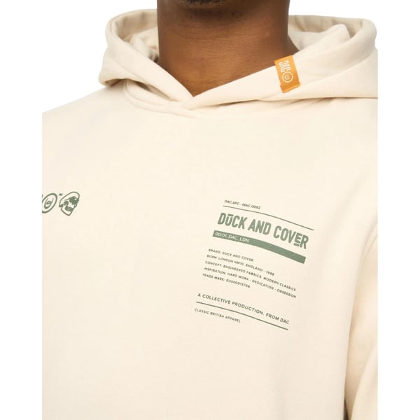 Duck and Cover Mens Skullmatic Hoodie