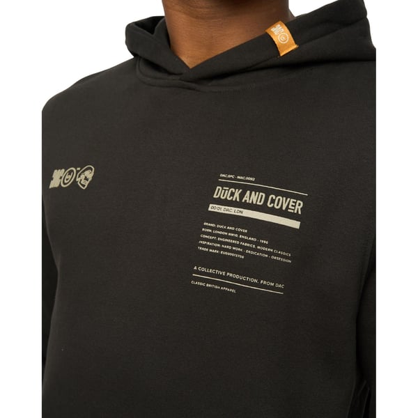 Duck and Cover Mens Skullmatic Hoodie