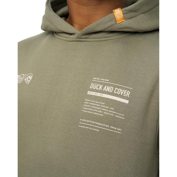 Duck and Cover Mens Skullmatic Hoodie