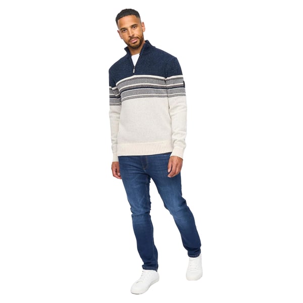 Bewley & Ritch Mens Feldstan Quarter Zip Jumper