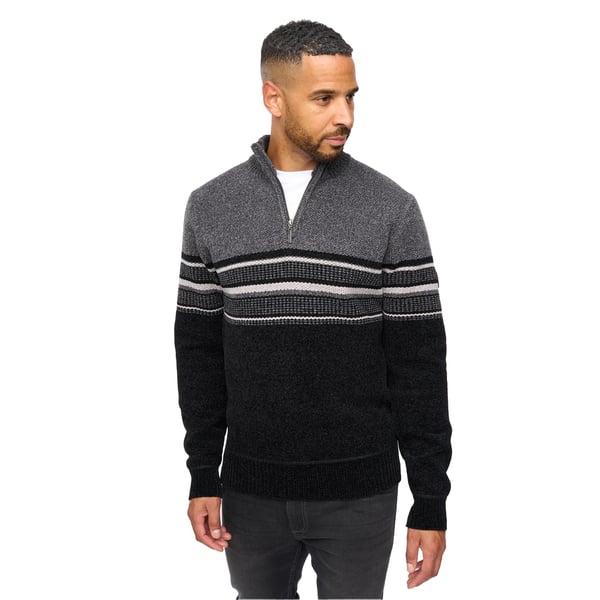 Bewley & Ritch Mens Feldstan Quarter Zip Jumper