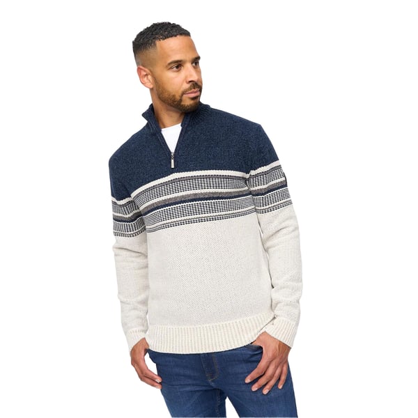 Bewley & Ritch Mens Feldstan Quarter Zip Jumper