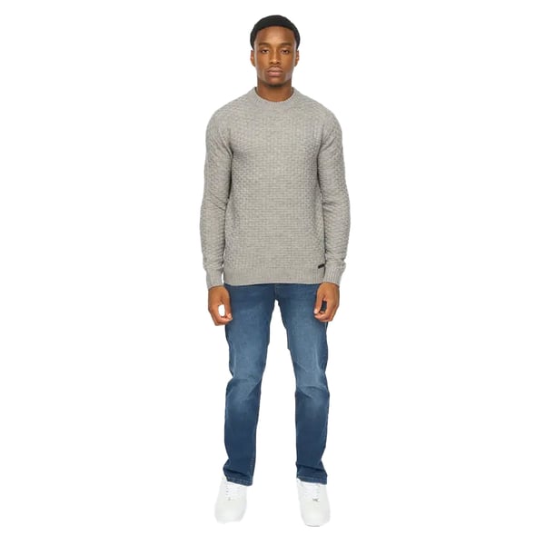 Duck and Cover Mens Matera Textured Knitted Jumper