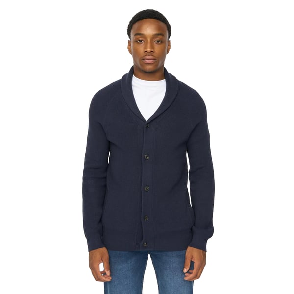 Duck and Cover Mens Venosa Shawl Collar Cardigan