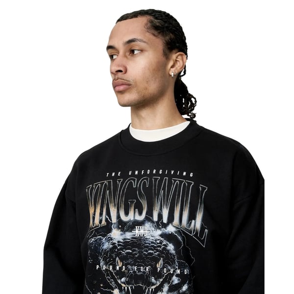 Kings Will Dream Mens Studio Snake Eyes Crew Neck Sweatshirt