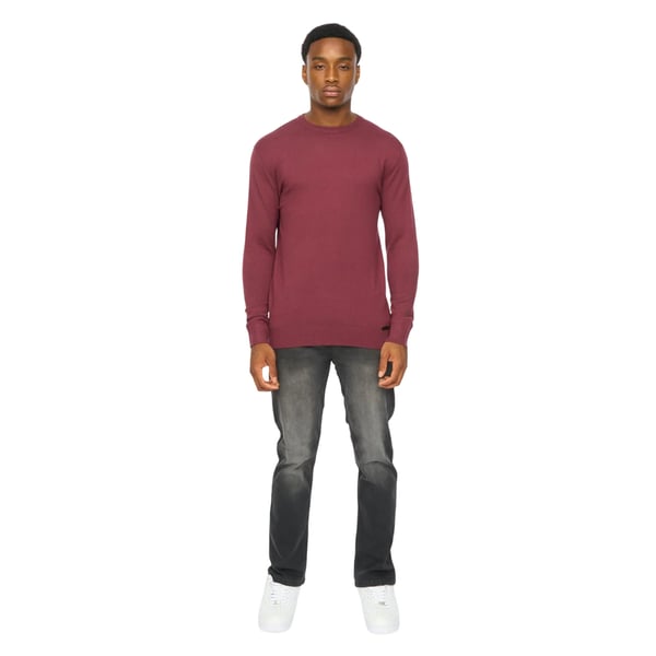 Duck and Cover Mens Consenza Knitted Crew Neck Sweatshirt