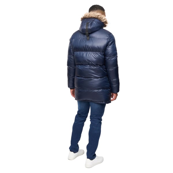Bewley & Ritch Mens Northbrook Wet Look Padded Jacket