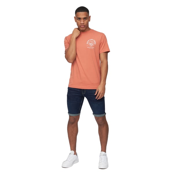 Duck and Cover Mens Mustone Denim Shorts