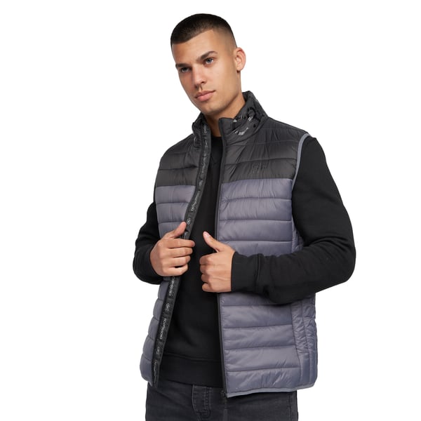 Crosshatch Mens Presnell High-Neck Gilet