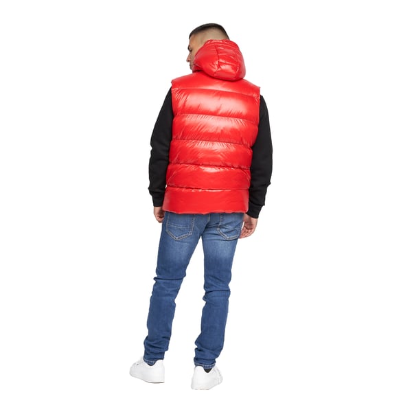 Born Rich Mens Henrico Hooded Gilet