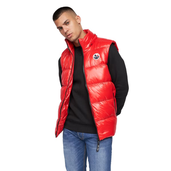 Born Rich Mens Henrico Hooded Gilet