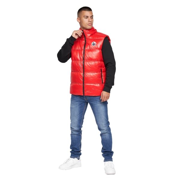 Born Rich Mens Henrico Hooded Gilet