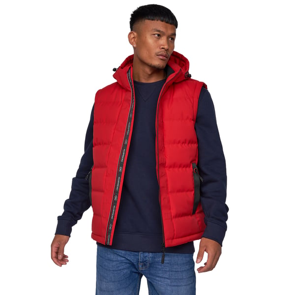 Crosshatch Kampnew Gilet med prægning for mænd