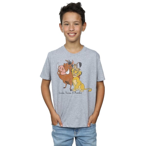 The Lion King Boys Classic Simba Timon & Pumba T-Shirt