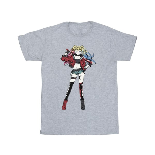DC Comics Girls Harley Quinn Stående Pose Bomulls T-shirt