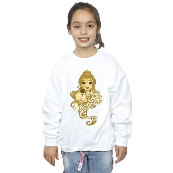 Disney Girls Beauty And The Beast Never Judge Sweatshirt