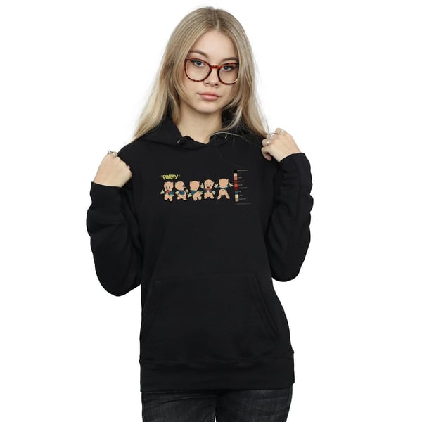 Looney Tunes Womens/Ladies Porky Pig Colour Code Hoodie