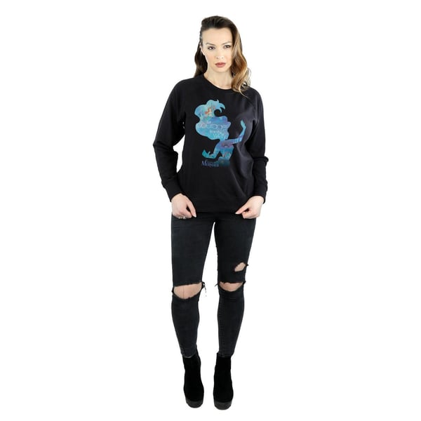 Disney Princess Womens/Ladies Ariel Filled Silhouette Sweatshirt