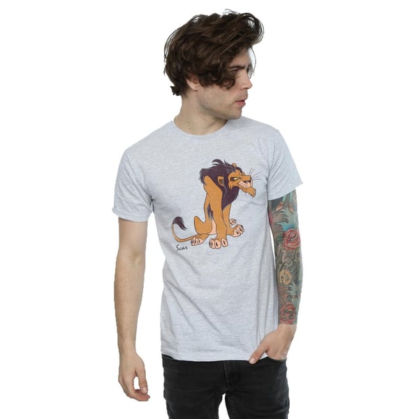 The Lion King Mens Classic Scar Heather T-Shirt