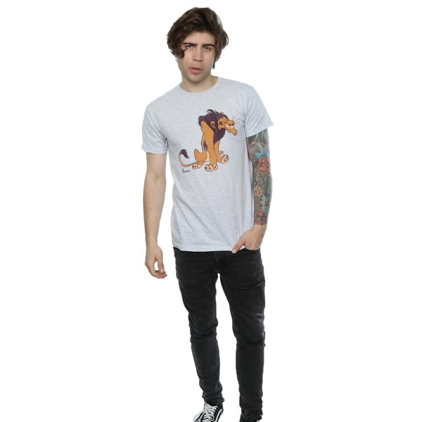 The Lion King Mens Classic Scar Heather T-Shirt