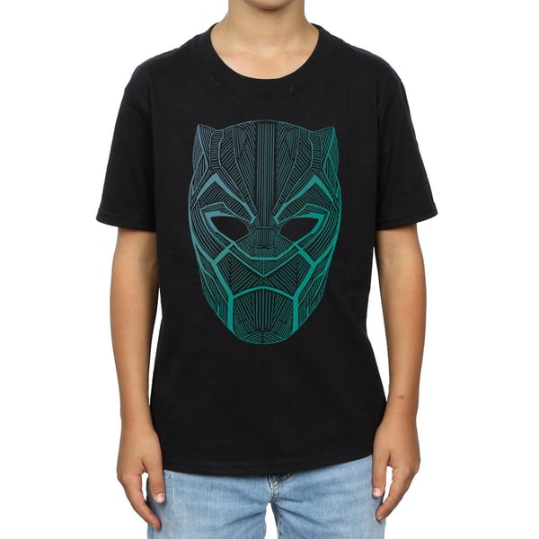 Marvel Boys Black Panther Tribal Mask T-Shirt