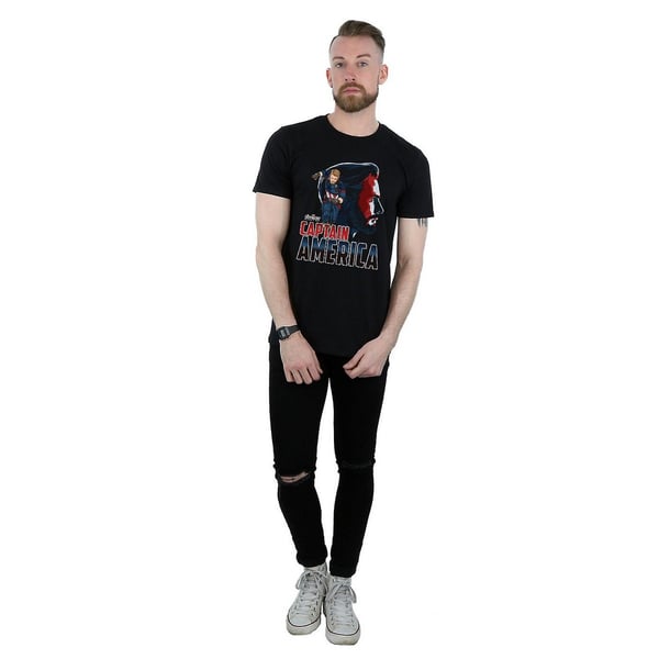 Avengers Infinity War Mens Captain America T-Shirt