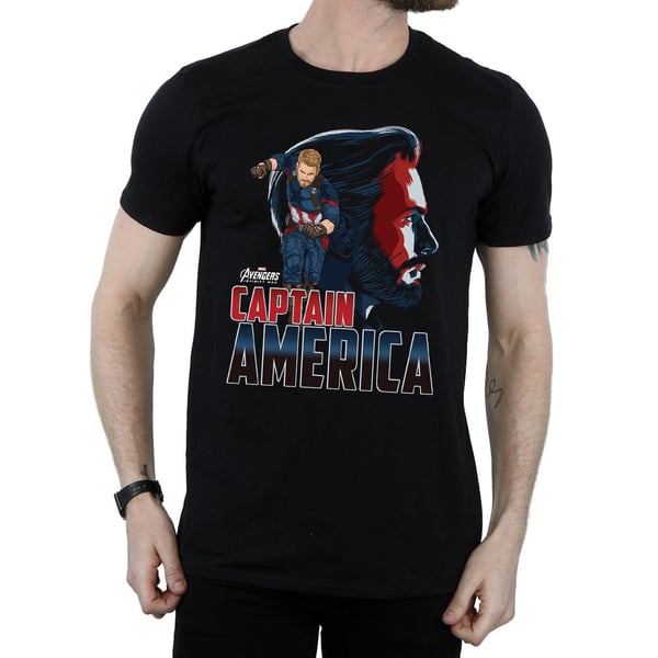 Avengers Infinity War Mens Captain America T-Shirt